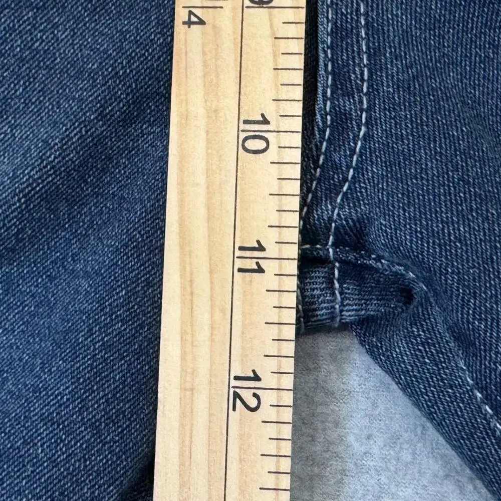 True Religion Ricky SN Flap Relaxed Straight Jeans Dark Woodland Wash 36x34 NWT